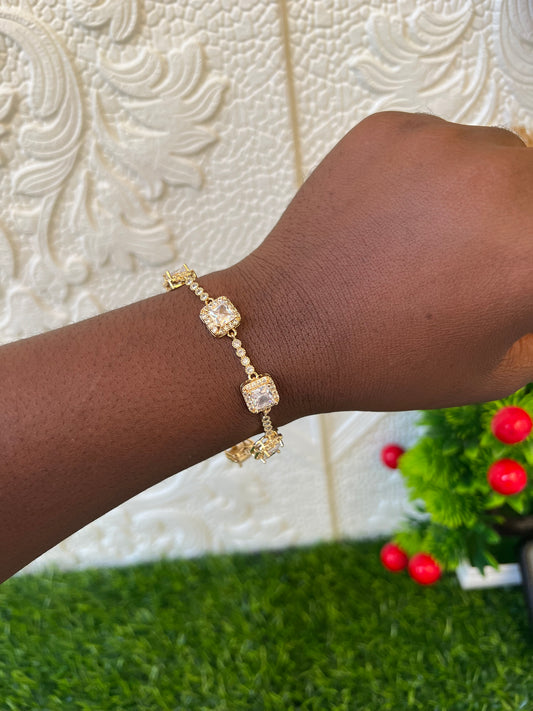 Cubic zirconia bracelet