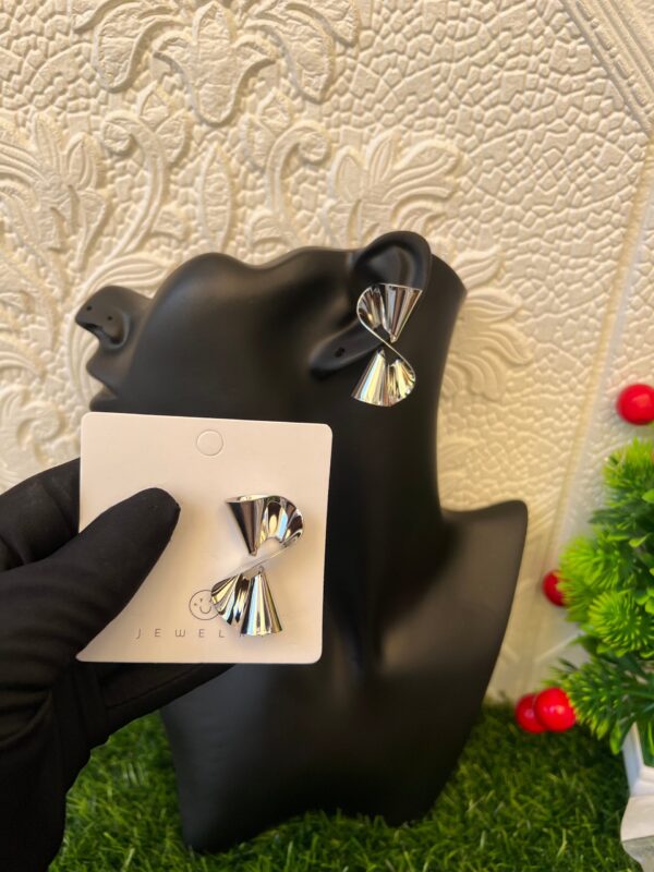 Silver earrings