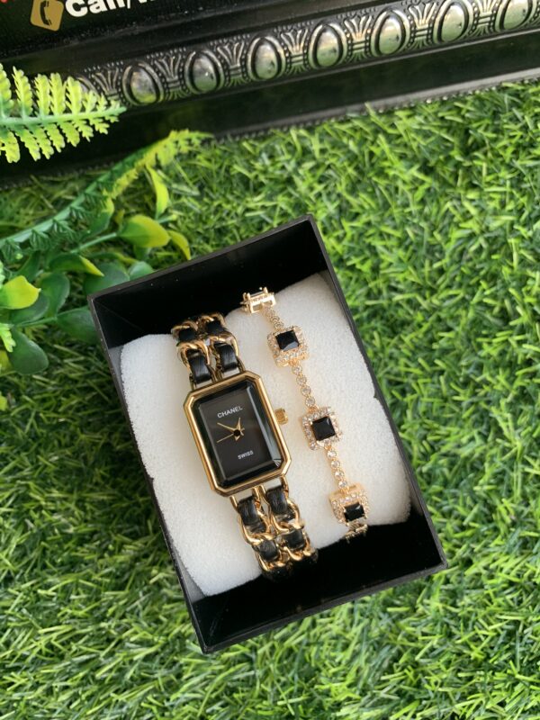 Venice black watch set