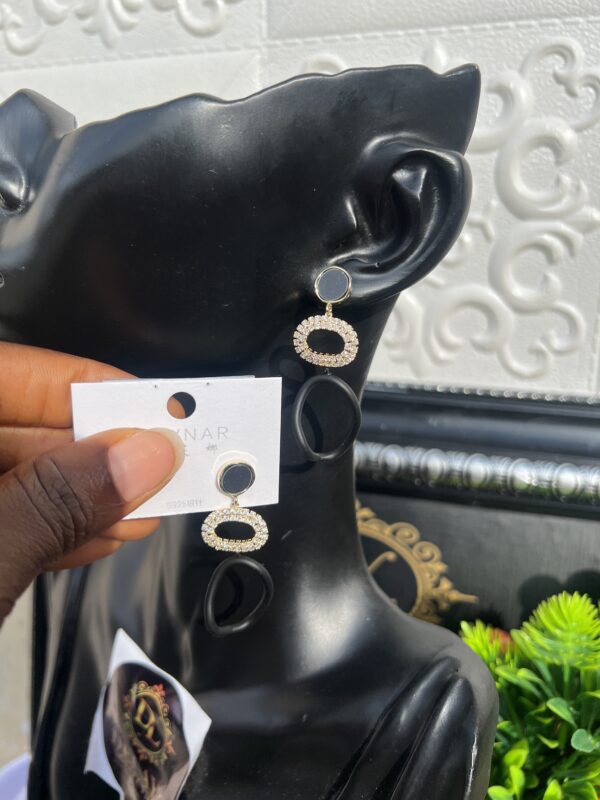 Black earrings