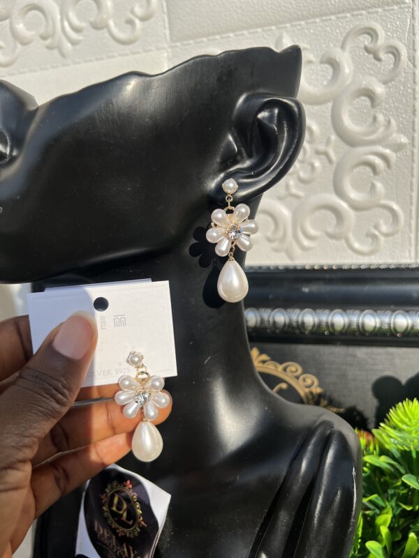 Pearl earrings