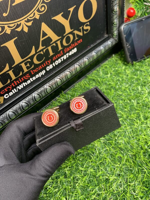 Colored cufflinks