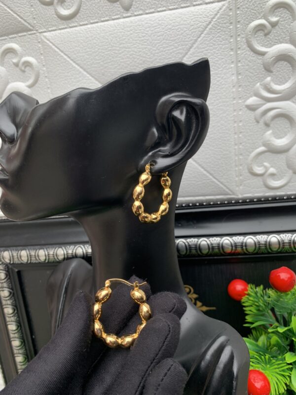 Candy hoop earrings