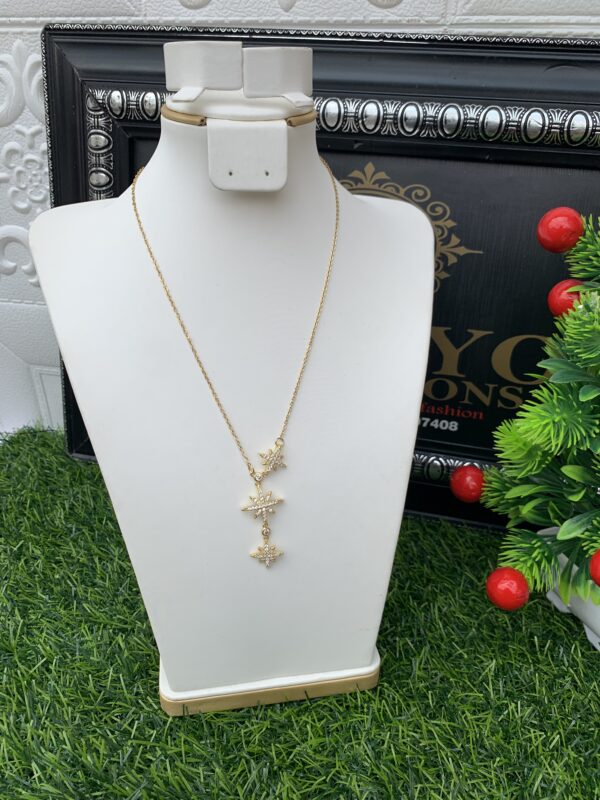 Gold starlight necklace