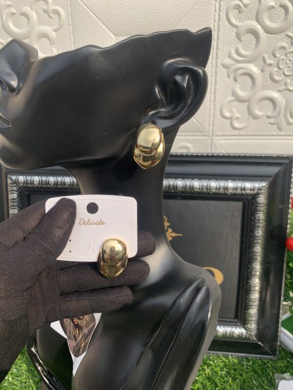Steel  gold stud