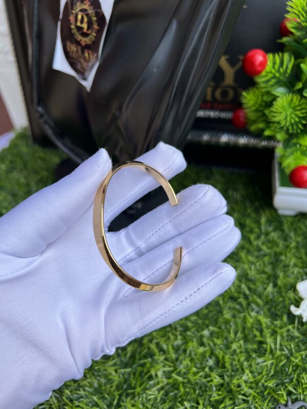 Minimalist gold bangle