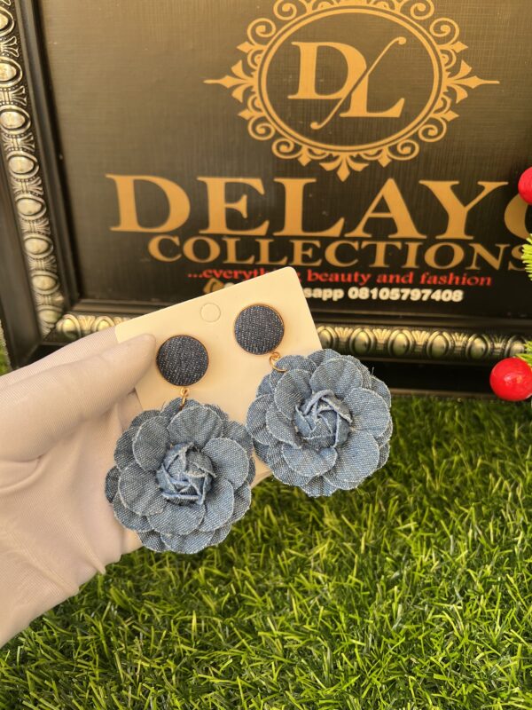 Jeans earrings