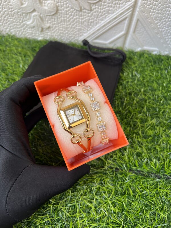 Gold watch set