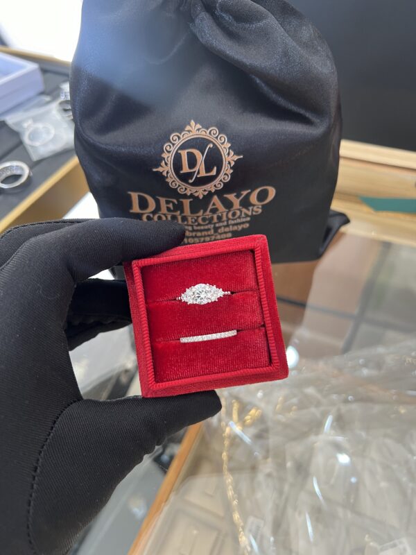 Liz bridal ring set
