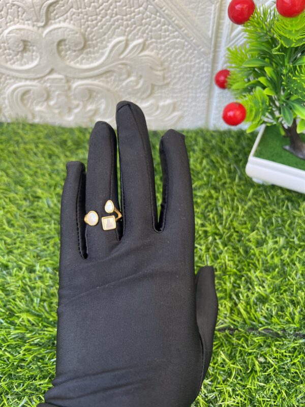 Becky gold statement ring