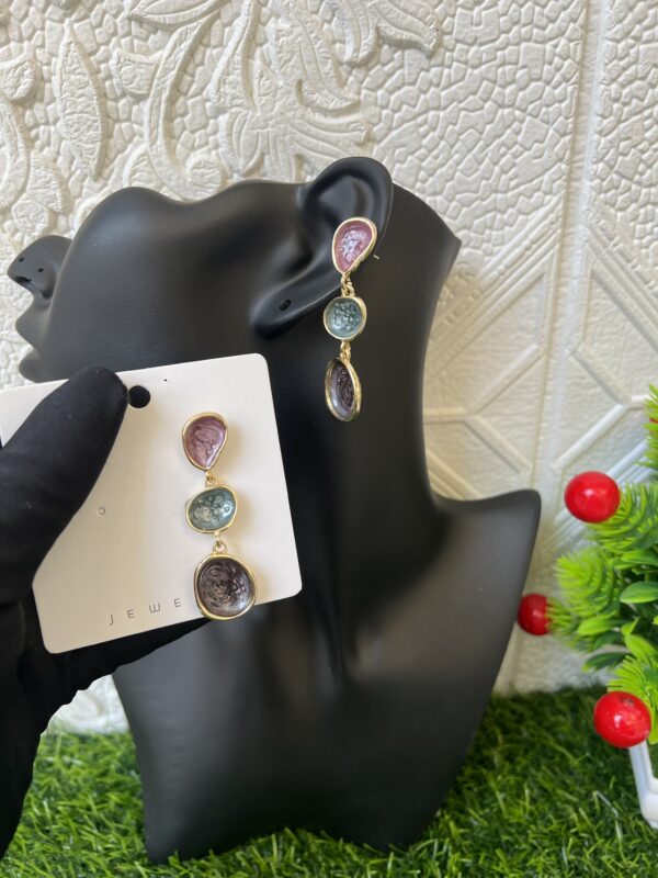Becky colored earrings