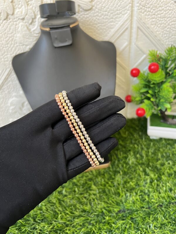 Three-toned bracelets