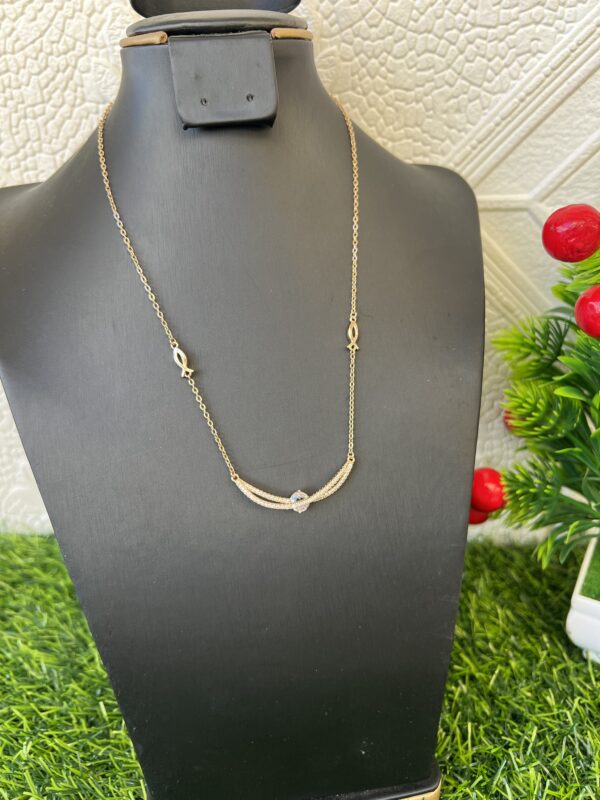 Lulu rose gold/Gold necklace