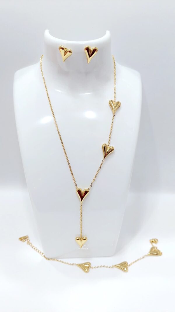 Gold Love jewelry set