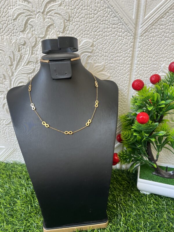 Infinity charm necklace