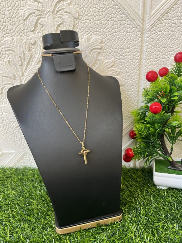 Cross/Love necklace