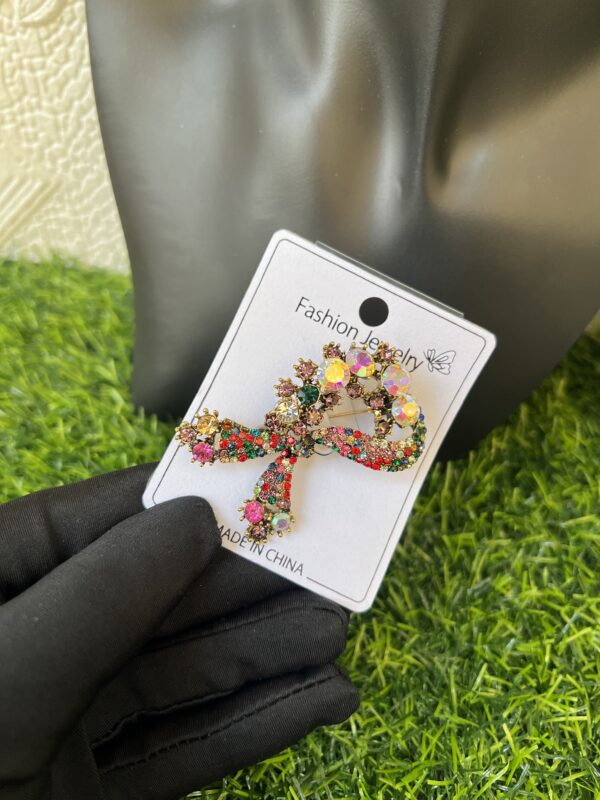 Praises colored brooch