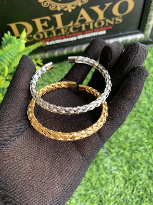 Gold / silver male bracelet