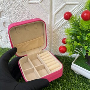 Pretty pink mini jewelry box