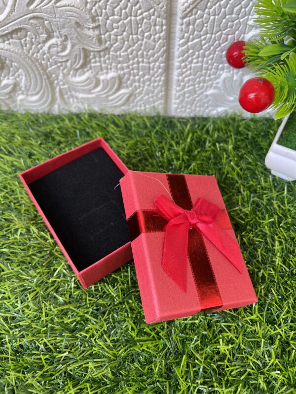 Red gift box for earrings/necklace/bracelets