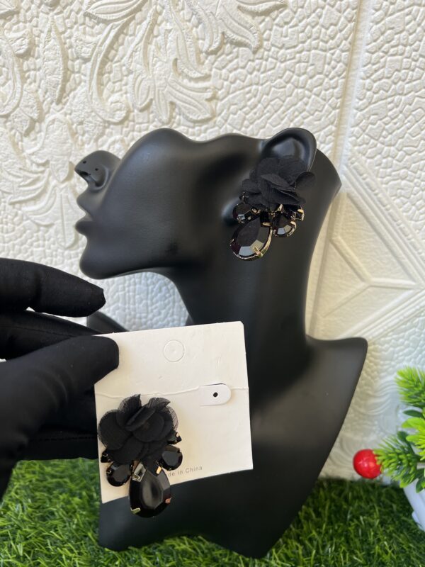 Black earrings