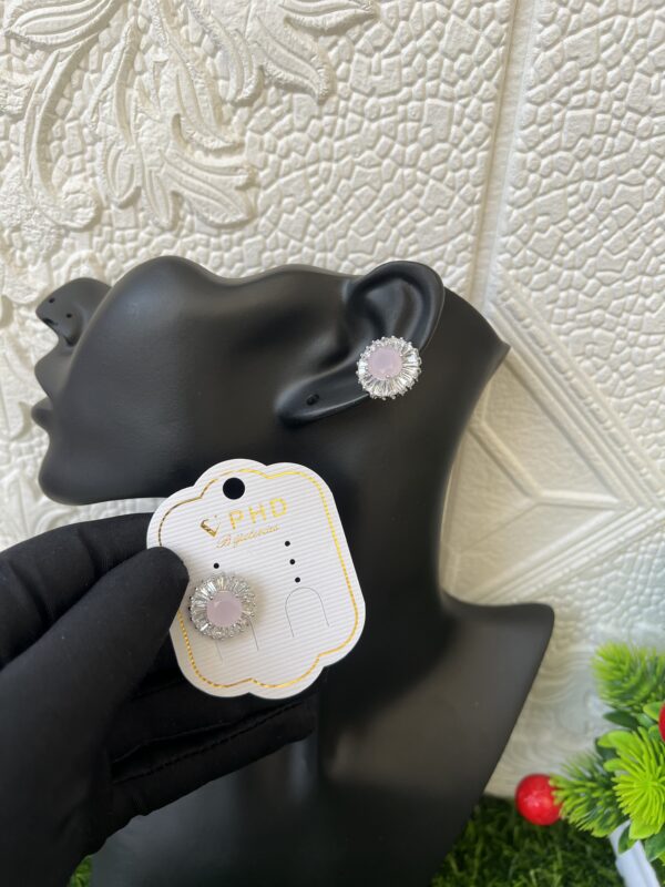 Mimi silver/lilac stud