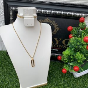 King gold necklace