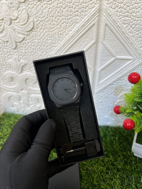 Black male wristwatch