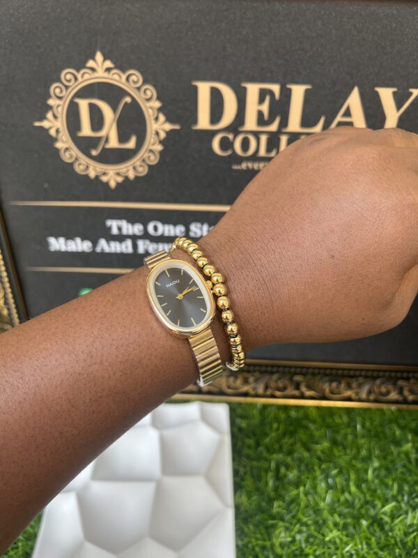 Gold wristwatch set