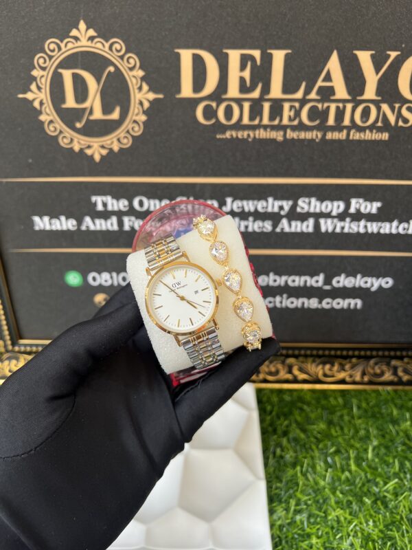 Dw female mixed watch and bracelet set