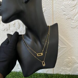 Gold layered candy necklace