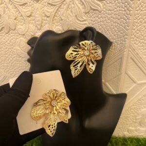 Starlight gold earrings