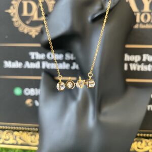 love stoned necklace