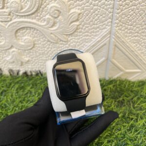 myra black digital watch