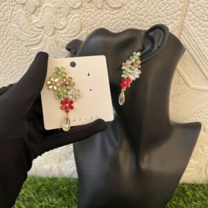 eve multi colored stoned earrings