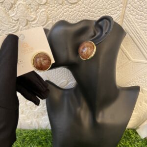 courage brown earrings