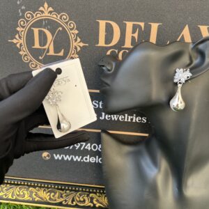 elena silver earrings