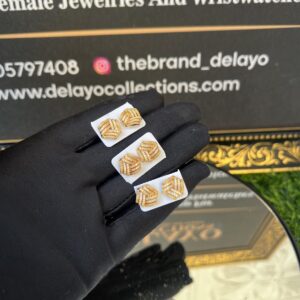 preya gold stud earrings