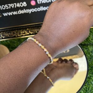 betty three tone bracelet