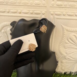 Sophia brown stoned earrings