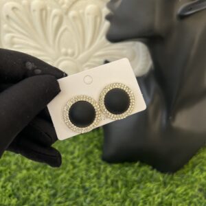 layla black earrings