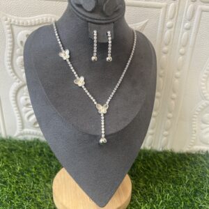 ema silver jewelry set