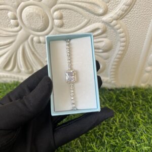 mari silver drawstring bracelet