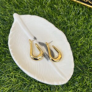 nimi gold arylic earrings