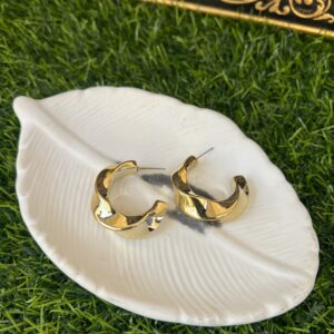 prika gold acrylic hoops