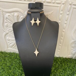 Aloura gold jewelry set