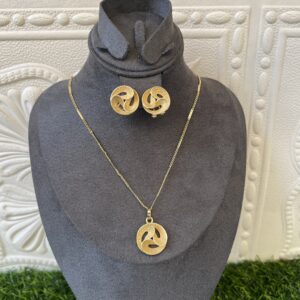 Royal luxe gold jewelry set