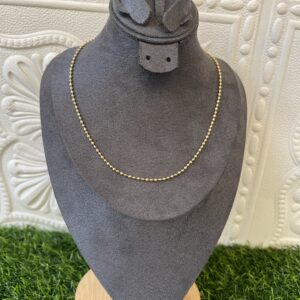 royal gold charm necklace