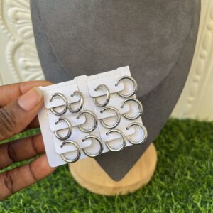 marv silver midi hoop