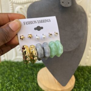 novar fashion earrings set